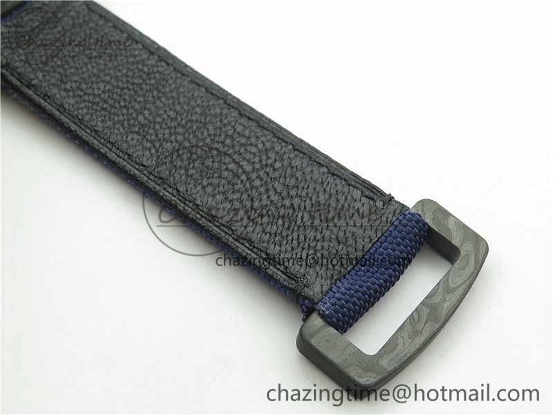 NewStyle Daytona DIW Carbon OMF Best Edition Black Dial on Deep Blue Nylon Strap A 2839