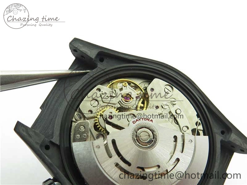 NewStyle Daytona DIW Carbon OMF Best Edition Black Dial on Deep Blue Nylon Strap A 2839