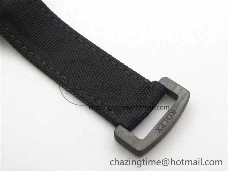 Trendsetting Daytona DIW Carbon OMF Best Edition Black Black Dial on Black Nylon Strap A 2847
