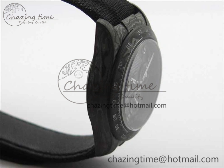 Trendsetting Daytona DIW Carbon OMF Best Edition Black Black Dial on Black Nylon Strap A 2847