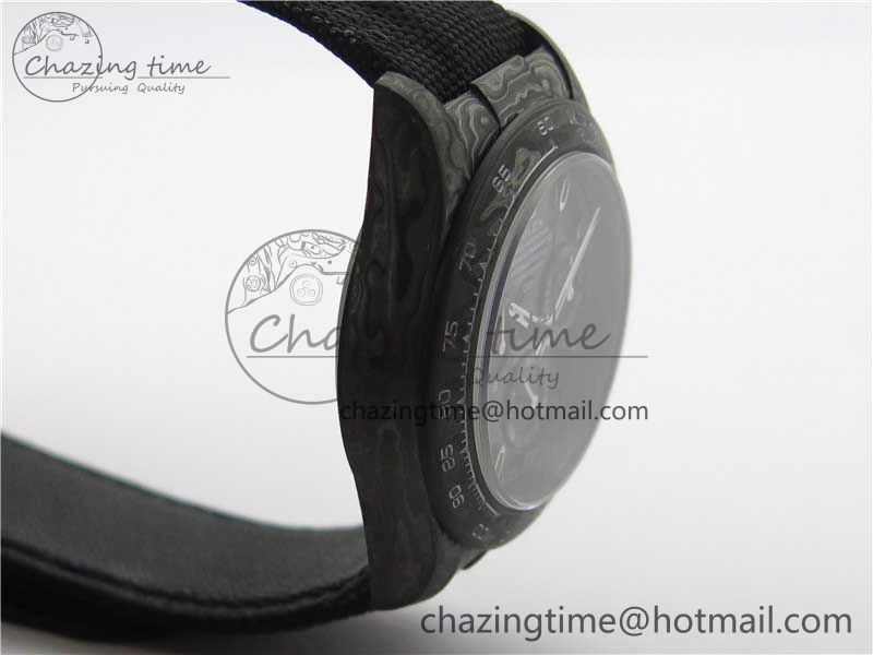Trendsetting Daytona DIW Carbon OMF Best Edition Black Black Dial on Black Nylon Strap A 2847