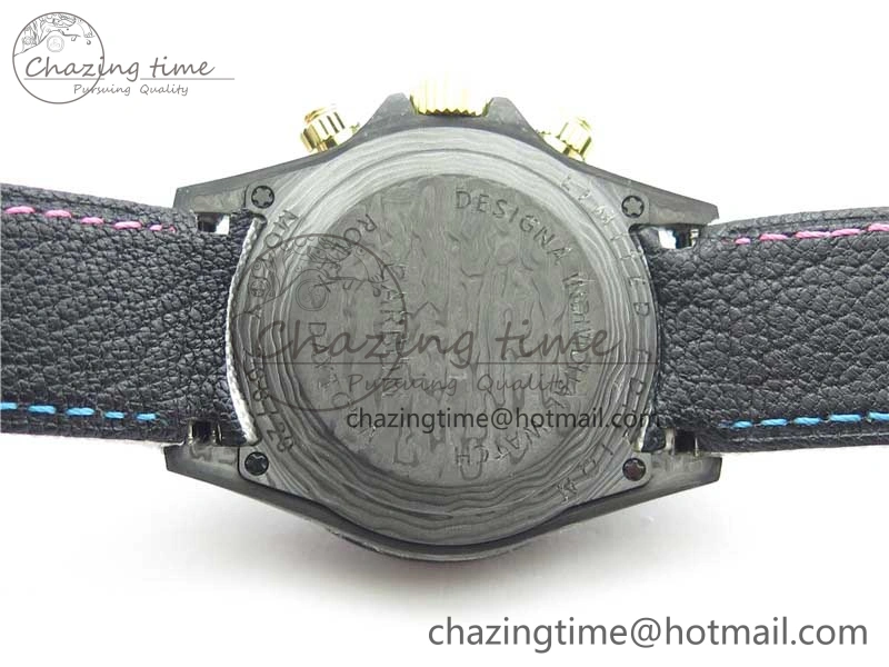 Daytona DIW Carbon OMF Best Edition Blue Pink White Dial on White Nylon Strap A Bold 2833