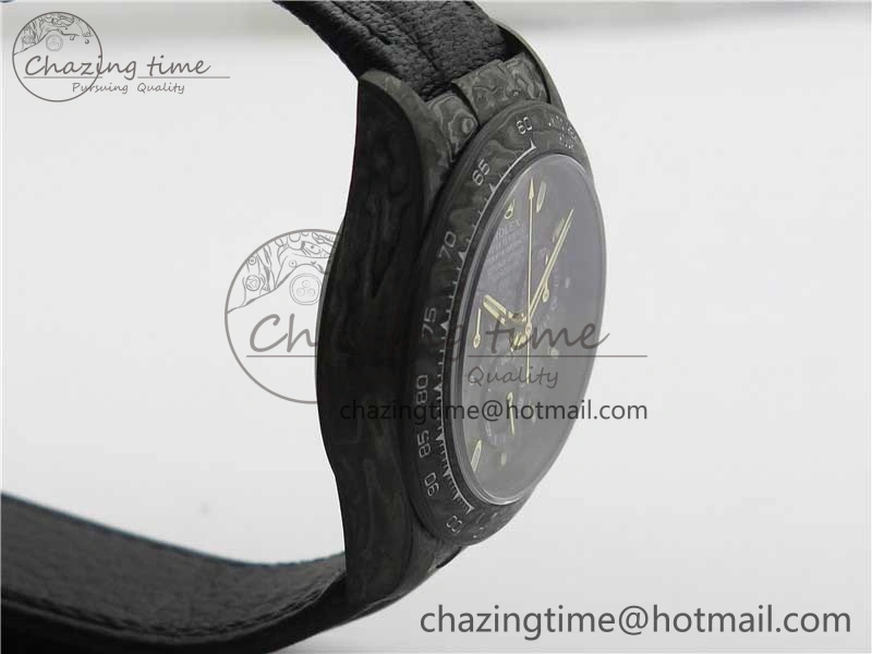 SmartChoice Daytona DIW Carbon OMF Best Edition Carbon Dial on Black Leather Strap A 2836