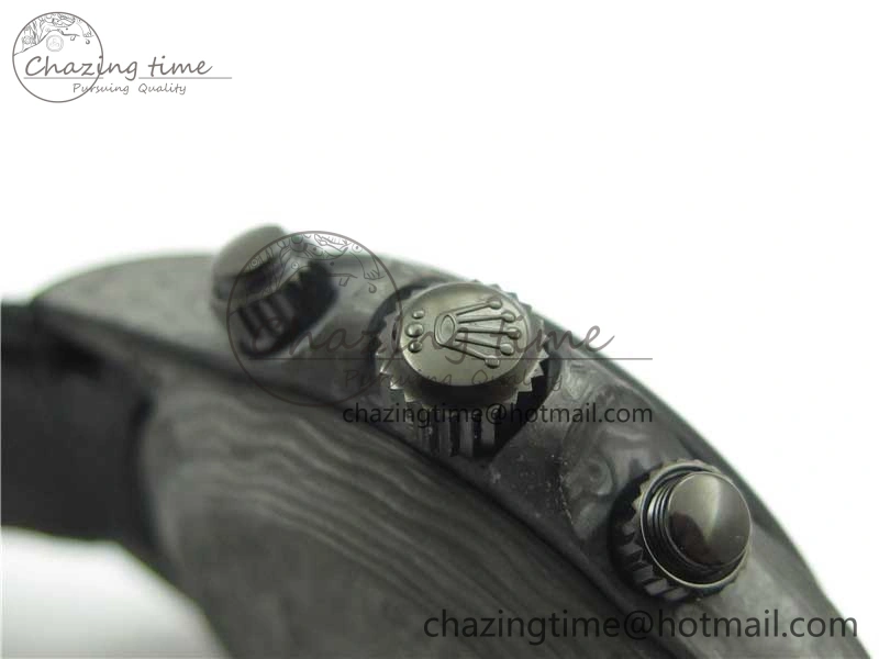 FashionForward Daytona DIW Carbon OMF Best Edition Carbon Black Dial Red Hand on Black Nylon Strap A 2846