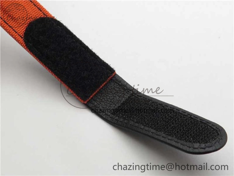 Daytona DIW Carbon OMF Best Edition Carbon Orange Dial on Orange Nylon Strap A SoftTouch 2845