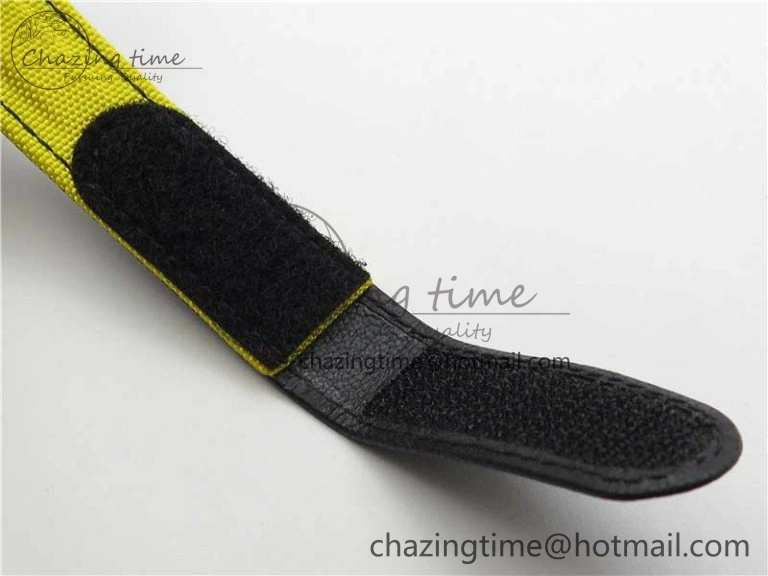 EasyCare Daytona DIW Carbon OMF Best Edition Carbon Yellow Dial on Yellow Nylon Strap A 2841