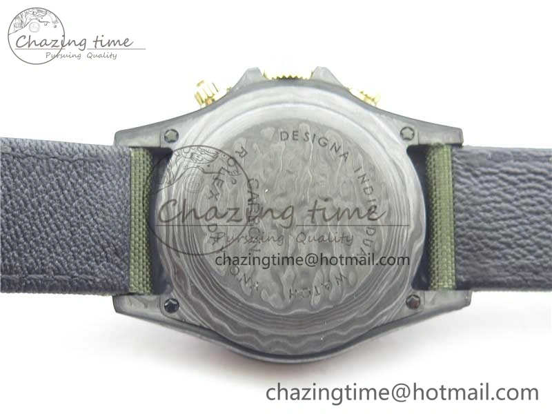 Daytona DIW Carbon OMF Best Edition Green Dial on Deep Green Nylon Strap A Colorful 2835