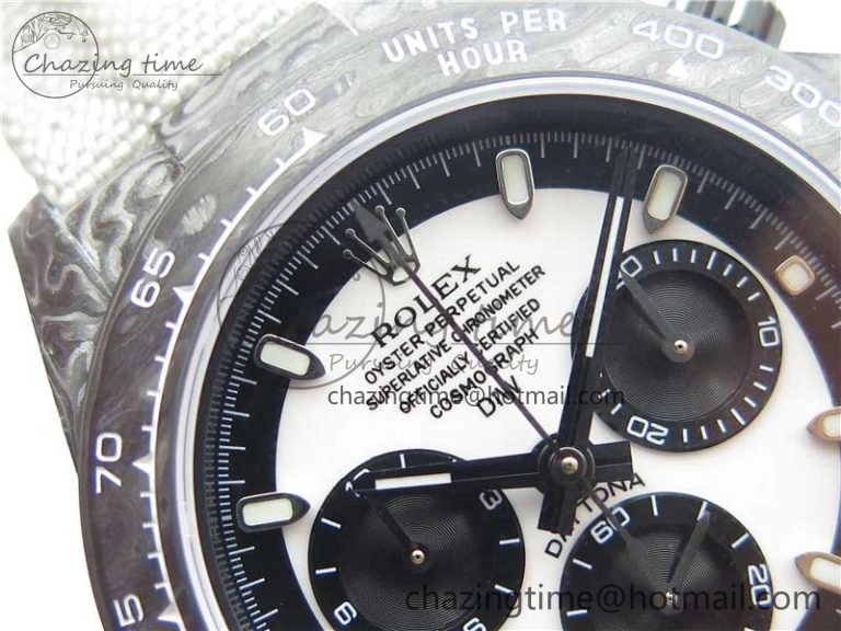 Daytona DIW Carbon OMF Best Edition White Dial on White Nylon Strap A Sporty 2838