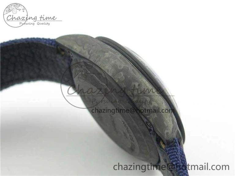 Resilient Daytona DIW Carbon V2 WWF Best Edition Black Dial On Dark Blue Nylon Strap A 3106