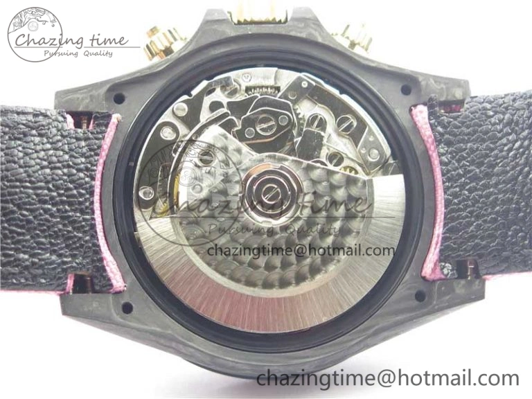 Resilient Daytona DIW Carbon V2 WWF Best Edition Black Dial On Dark Blue Nylon Strap A 3106
