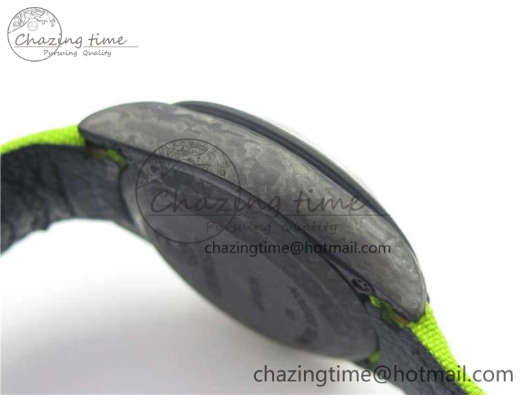 SportInspired Daytona DIW Carbon V2 WWF Best Edition Black Green Dial On Green Nylon Strap A 3110