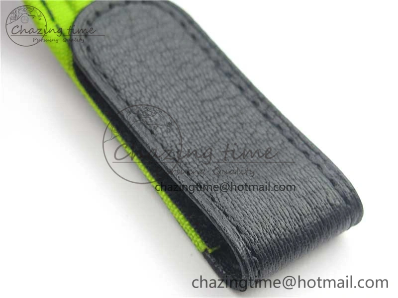 SportInspired Daytona DIW Carbon V2 WWF Best Edition Black Green Dial On Green Nylon Strap A 3110