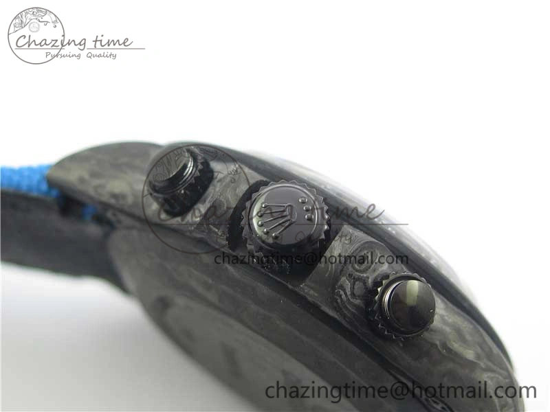 WaterResistant Daytona DIW Carbon V2 WWF Best Edition Blue Dial On Blue Nylon Strap A 3103