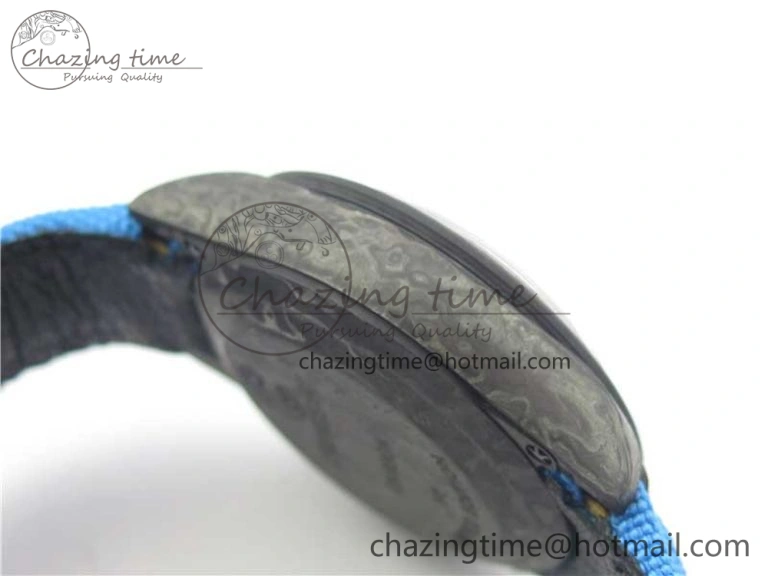 WaterResistant Daytona DIW Carbon V2 WWF Best Edition Blue Dial On Blue Nylon Strap A 3103