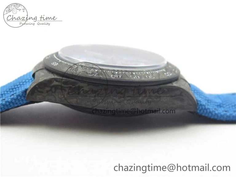 WaterResistant Daytona DIW Carbon V2 WWF Best Edition Blue Dial On Blue Nylon Strap A 3103