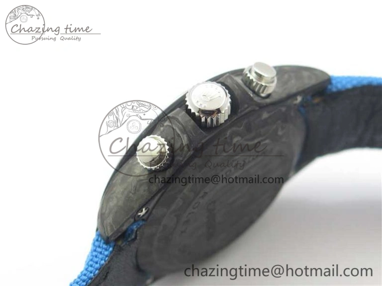 Daytona DIW Carbon V2 WWF Best Edition Camouflage Blue Dial On Blue Nylon Strap A TopPick 3111