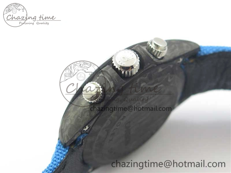Daytona DIW Carbon V2 WWF Best Edition Camouflage Blue Dial On Blue Nylon Strap A TopPick 3111