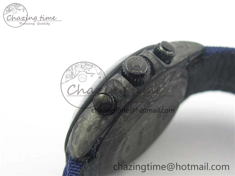 Daytona DIW Carbon V2 WWF Best Edition Dark Blue Dial On Dark Blue Nylon Strap A FastDry 3109