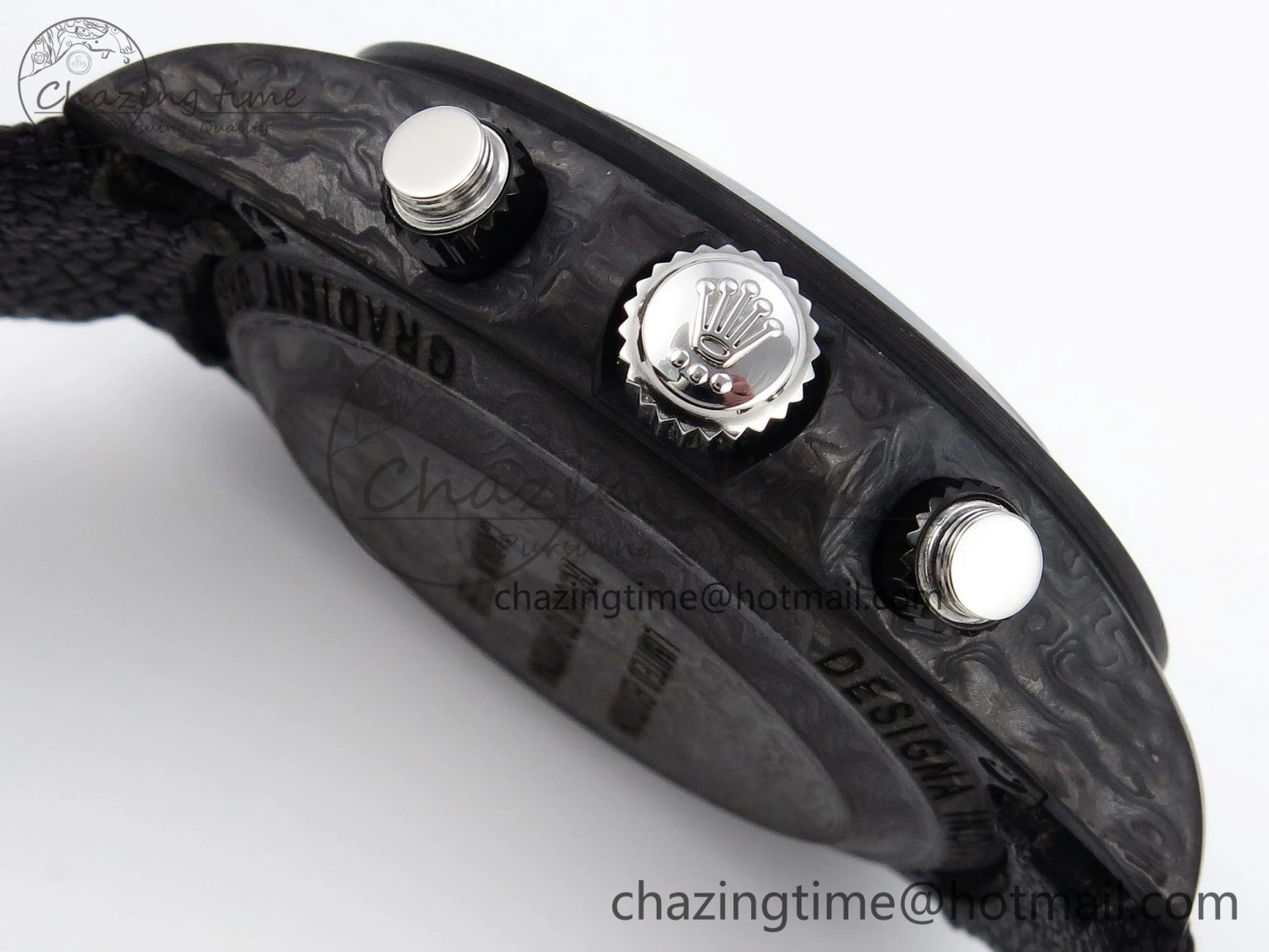 Daytona DIW Carbon SS Case and Bezel DIWF Edition Green Dial on Black Nylon Strap A ZeroBulk 1887