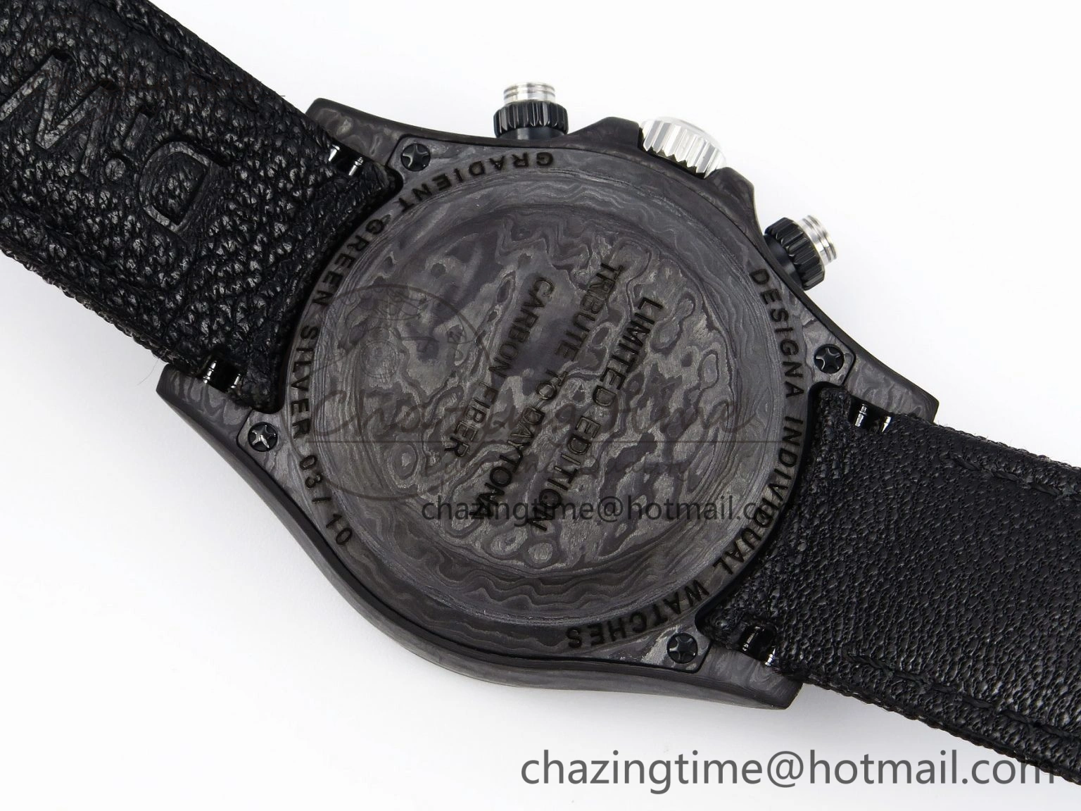 Daytona DIW Carbon SS Case and Bezel DIWF Edition Green Dial on Black Nylon Strap A ZeroBulk 1887