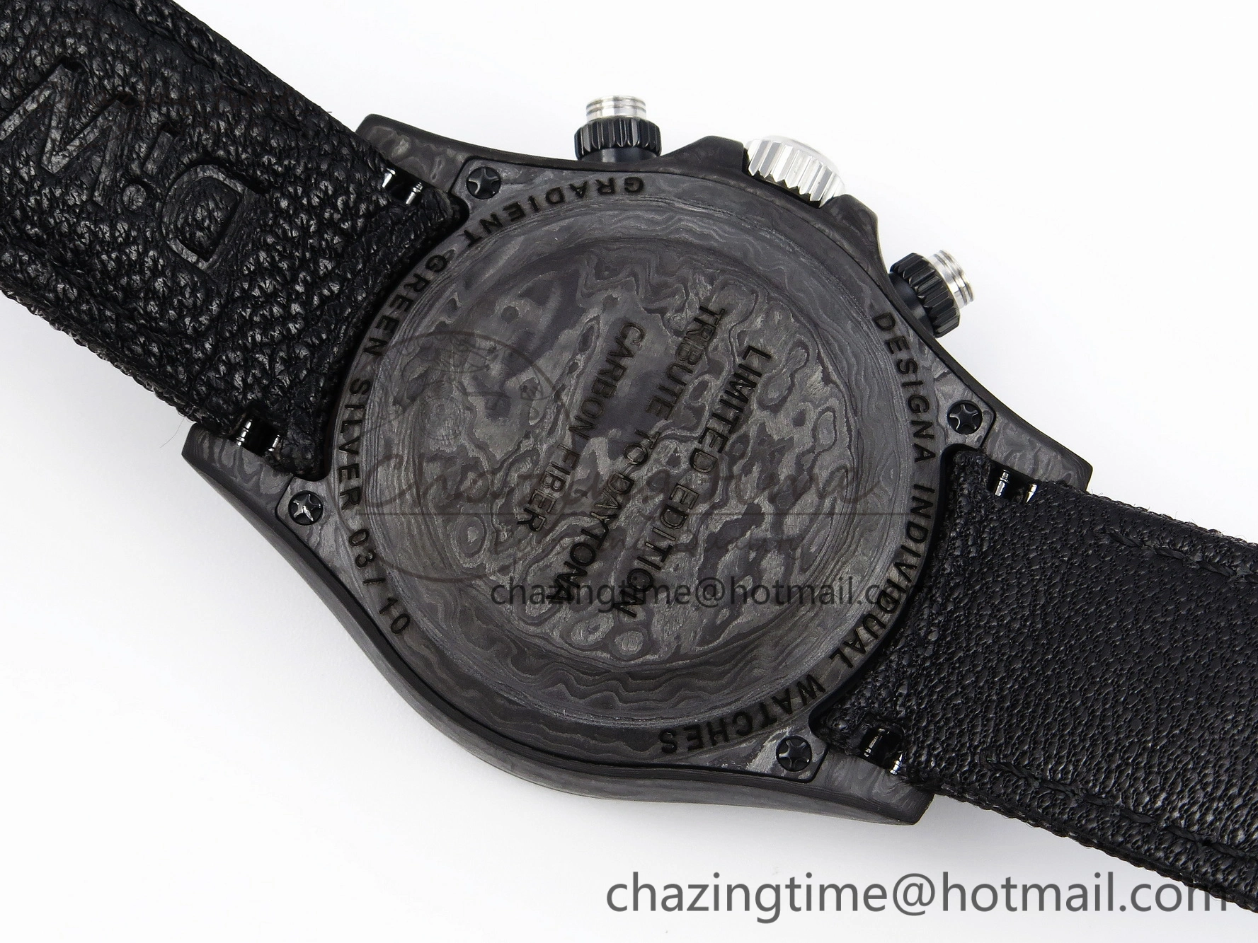 Daytona DIW Carbon SS Case and Bezel DIWF Edition Green Dial on Black Nylon Strap A ZeroBulk 1887