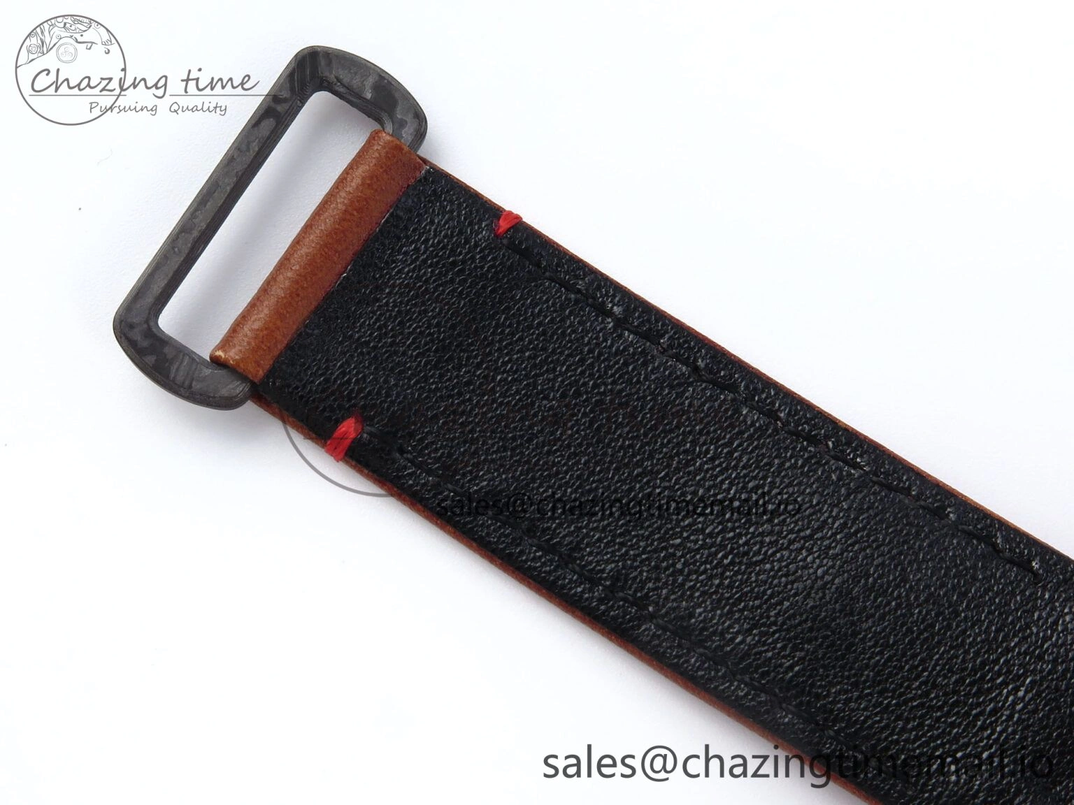 Daytona DIW Red Carbon DIWF Best Edition Brown White Dial on Brown Leather Strap DD Snug 459