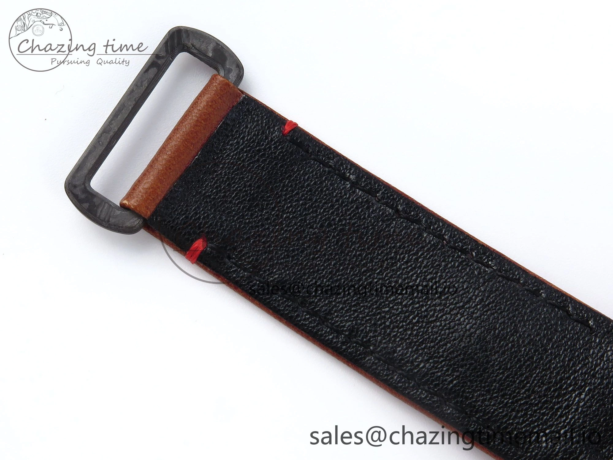 Daytona DIW Red Carbon DIWF Best Edition Brown White Dial on Brown Leather Strap DD Snug 459