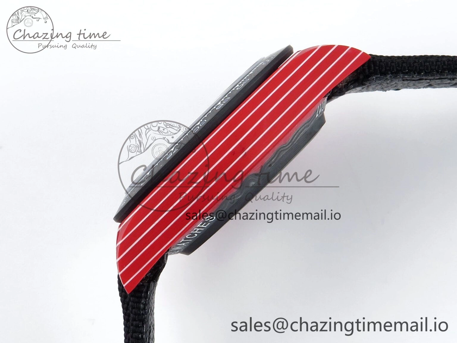 Daytona DIW Red Carbon KALA DIWF Best Edition Red White Dial on Black Nylon Strap SH Bold 744