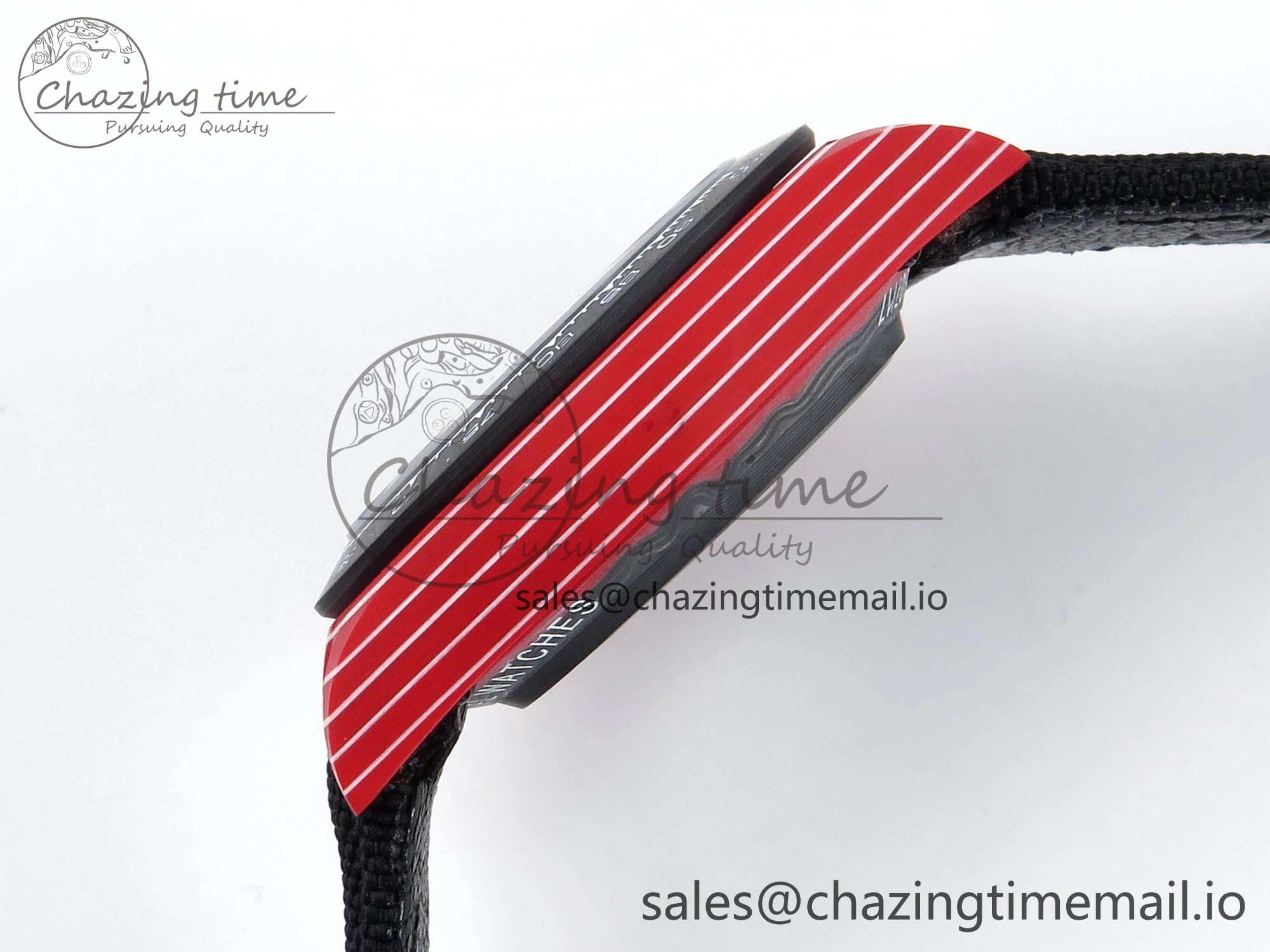 Daytona DIW Red Carbon KALA DIWF Best Edition Red White Dial on Black Nylon Strap SH Bold 744