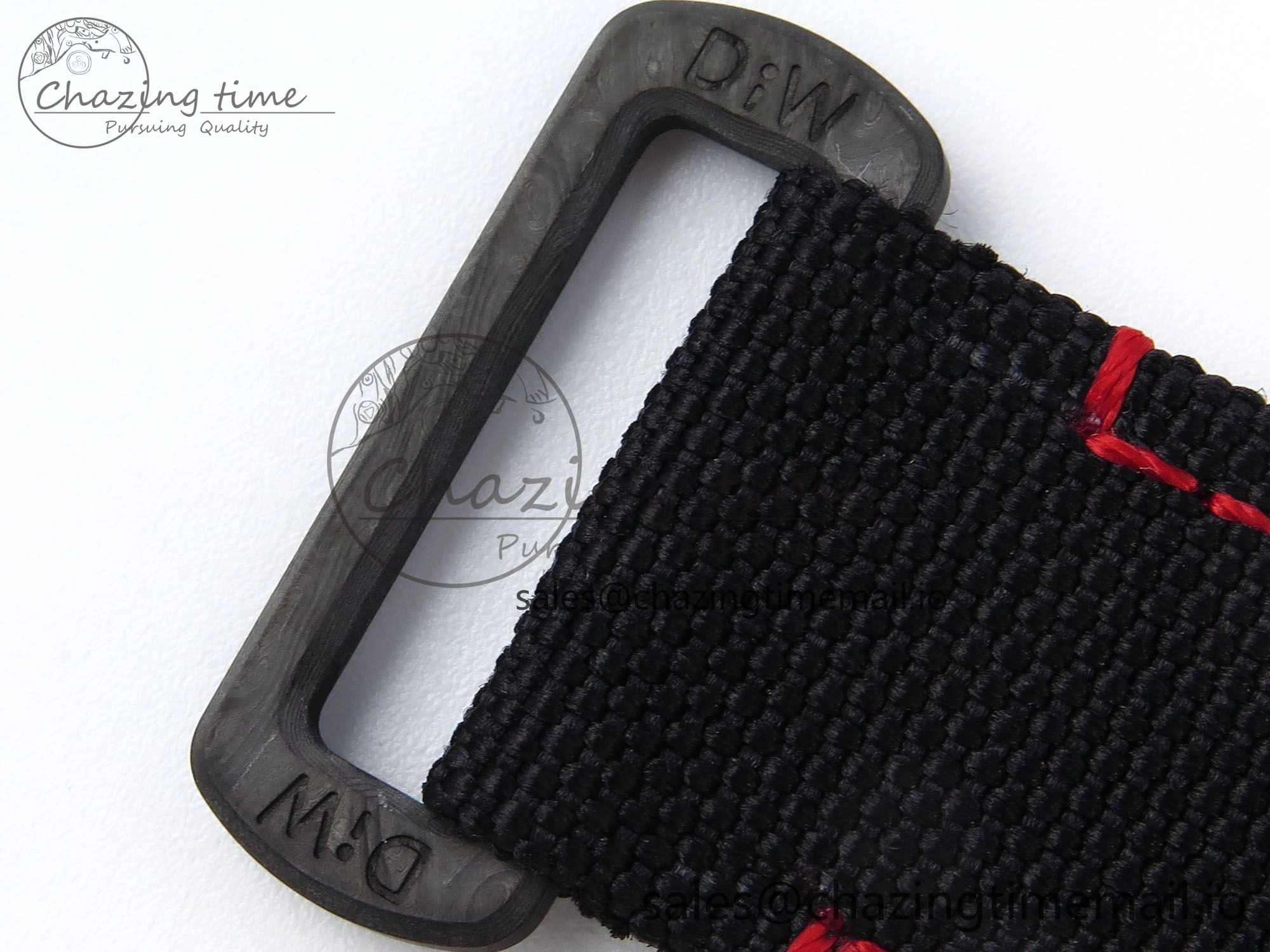Daytona DIW Red Carbon KALA DIWF Best Edition Red White Dial on Black Nylon Strap SH Bold 744