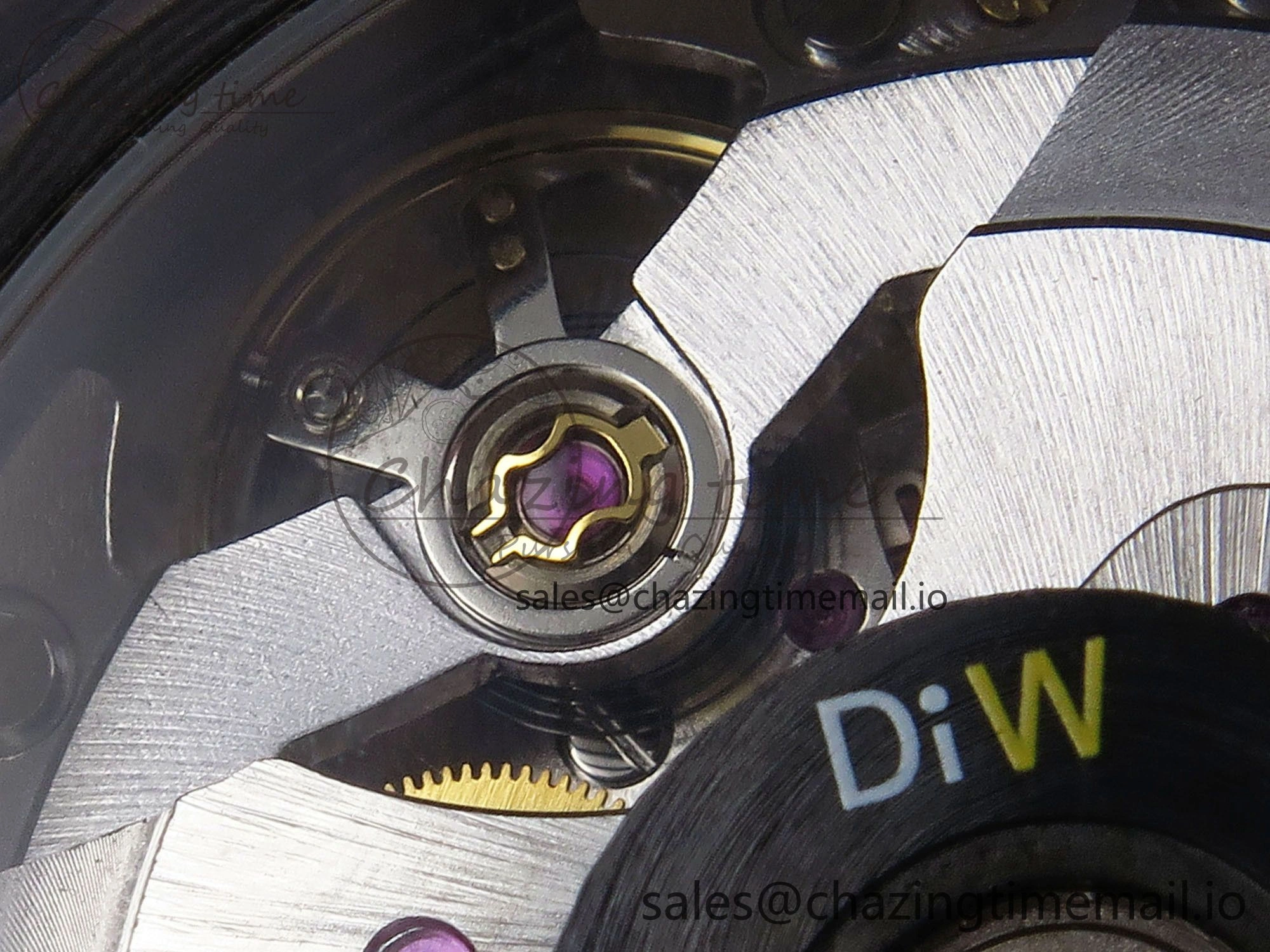 BestValue Daytona DIW Space Mission Gray Textured Dial on Gray Nylon Strap A4130 Clone 1279