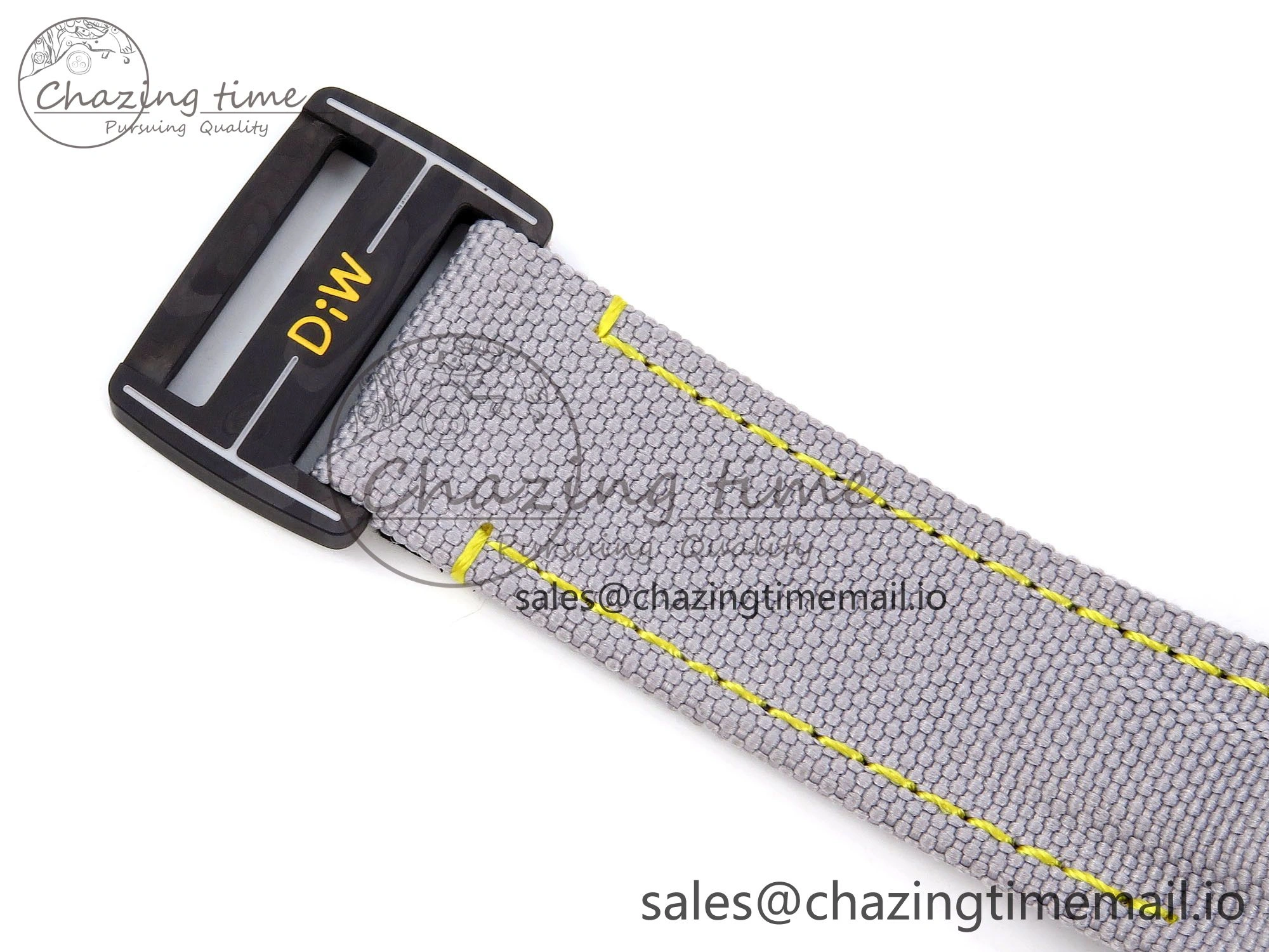 BestValue Daytona DIW Space Mission Gray Textured Dial on Gray Nylon Strap A4130 Clone 1279