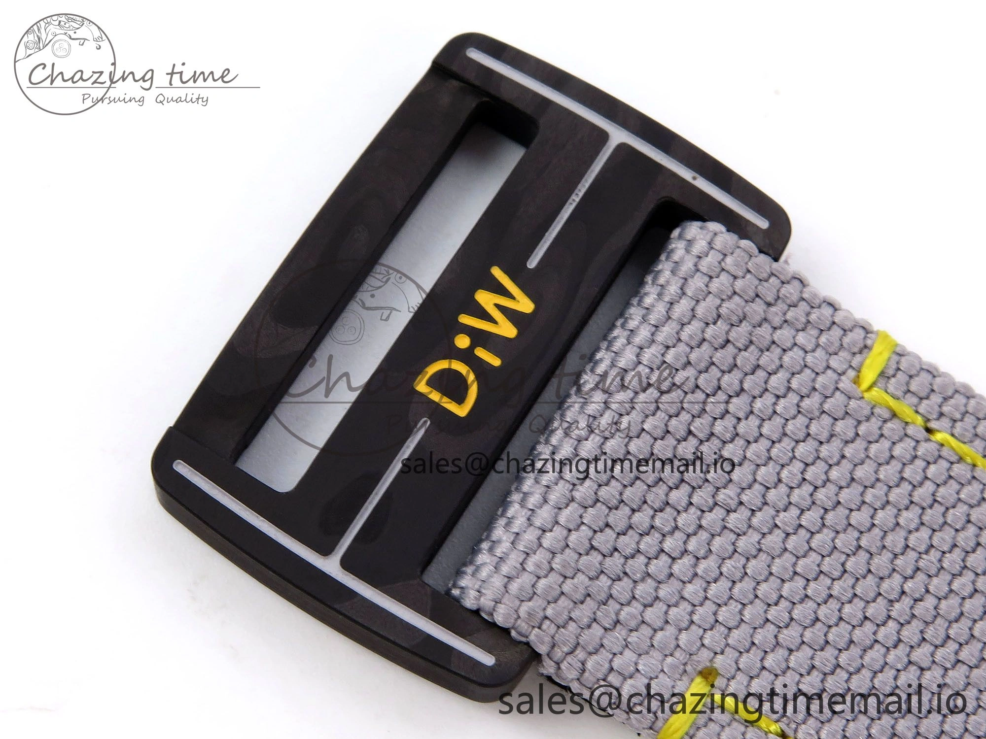 BestValue Daytona DIW Space Mission Gray Textured Dial on Gray Nylon Strap A4130 Clone 1279
