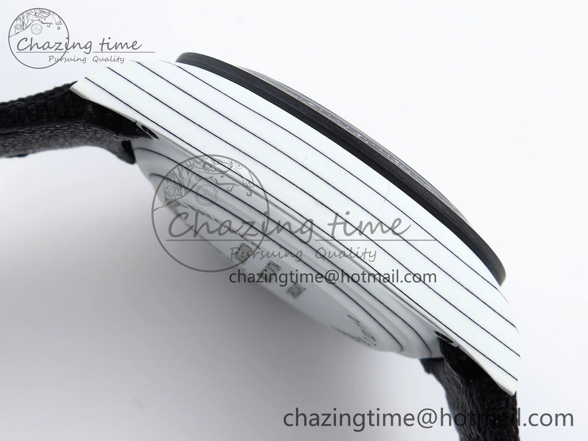 Daytona DIW White Carbon Case DIWF Edition Black White Dial on Black Nylon Strap A Seasonal 1843
