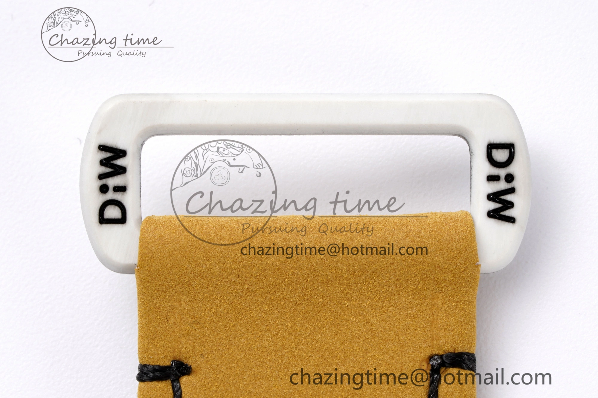 Colorful Daytona DIW White Carbon Case YG Bezel DIWF Edition YG Dial on Brown Leather Strap A 2001
