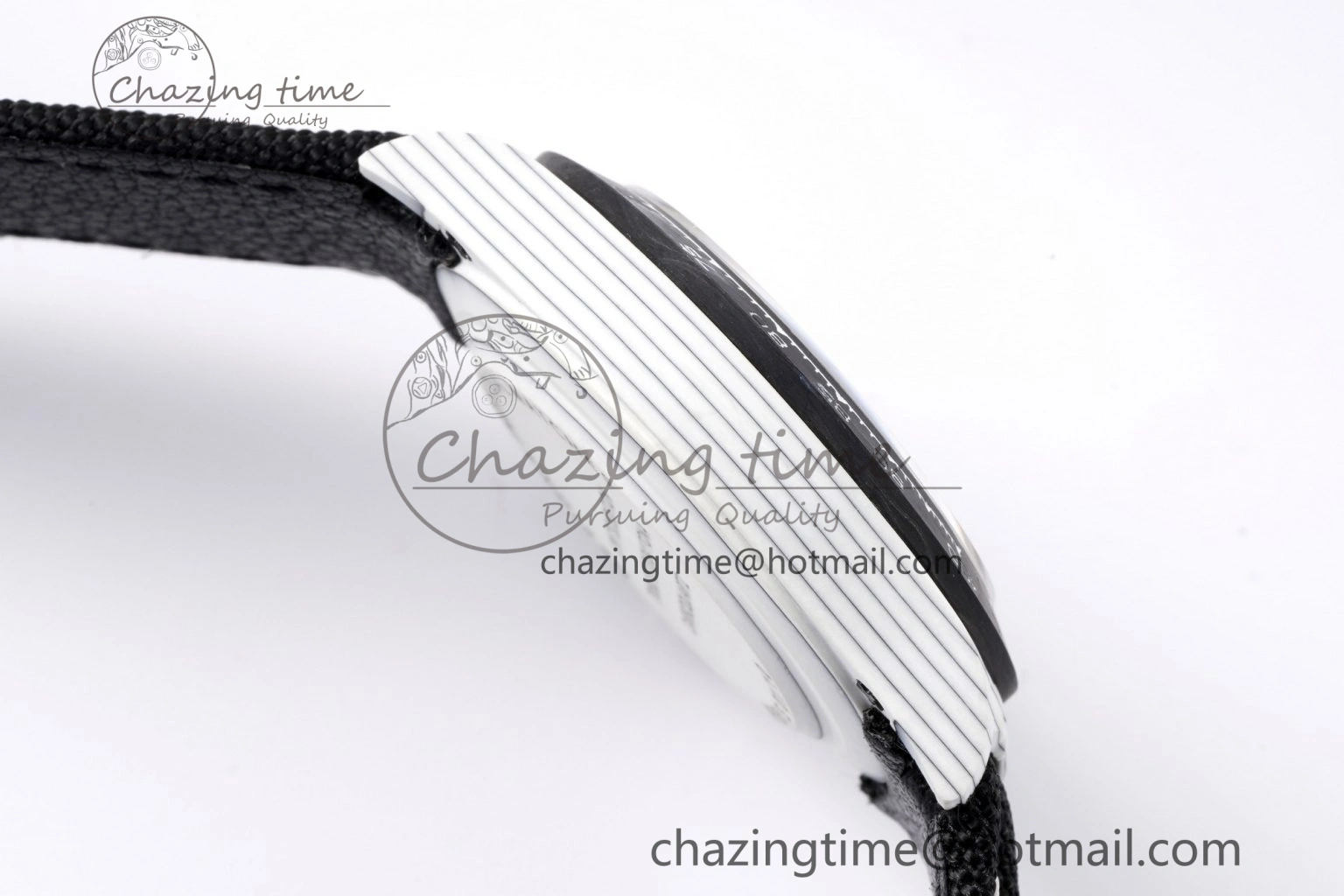 Upgraded Daytona DIW White Carbon Case and Bezel Noob Best Edition White Black Dial on Black Nylon Strap SA 1971