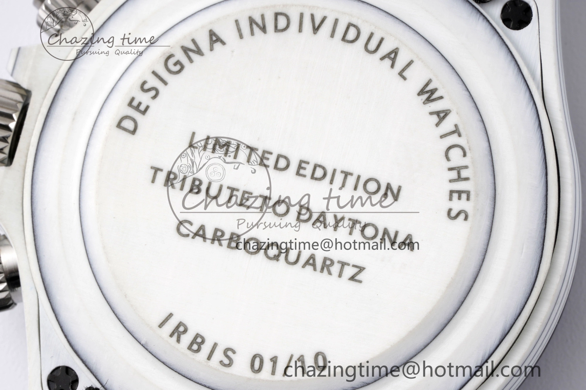Upgraded Daytona DIW White Carbon Case and Bezel Noob Best Edition White Black Dial on Black Nylon Strap SA 1971