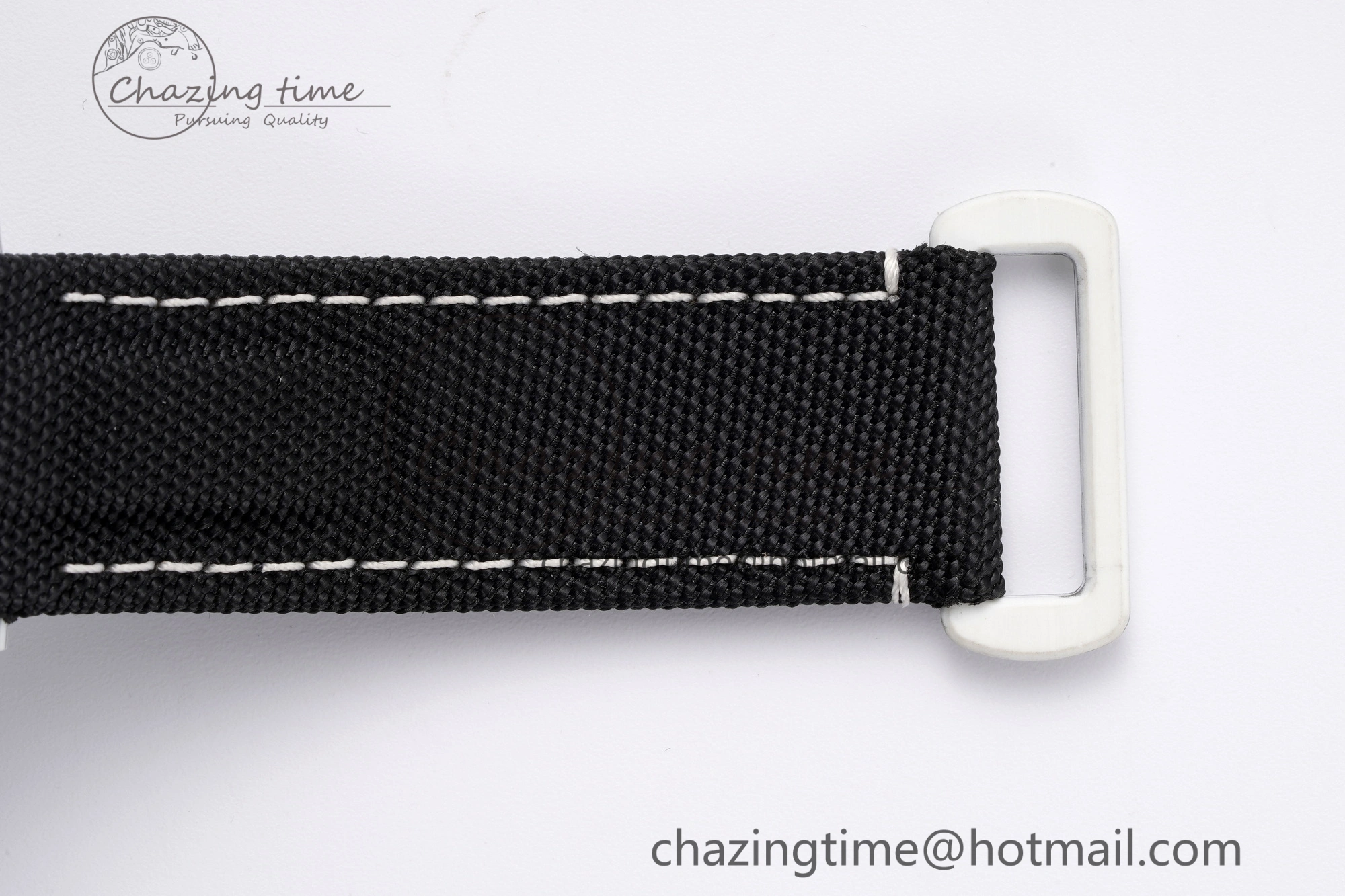 Upgraded Daytona DIW White Carbon Case and Bezel Noob Best Edition White Black Dial on Black Nylon Strap SA 1971