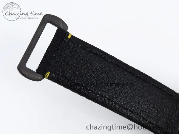 Trendsetting Daytona DIW Yellow Carbon N6F 1:1 Best Edition Yellow Black Dial on Black Nylon Strap SA4130 V 1452