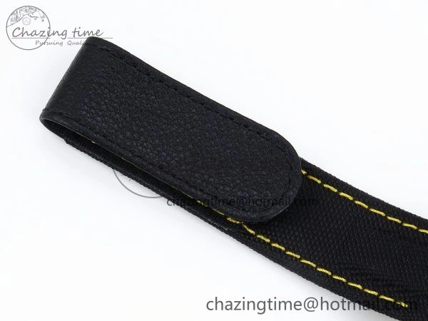 Trendsetting Daytona DIW Yellow Carbon N6F 1:1 Best Edition Yellow Black Dial on Black Nylon Strap SA4130 V 1452
