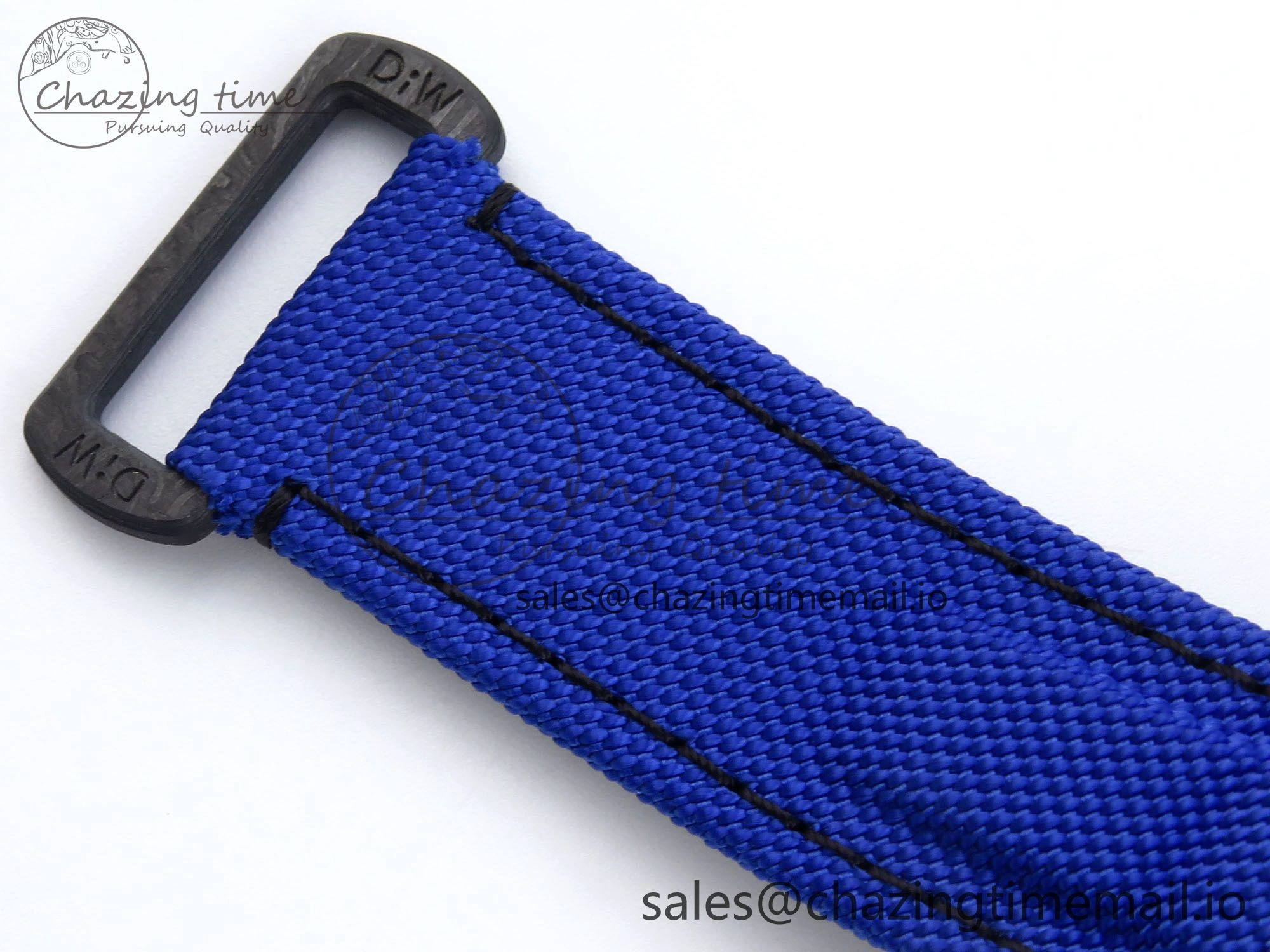 Snug Daytona Diw 40mm N6F 1:1 Best Edition Gray Skeleton Dial Blue Nylon Strap DD 899