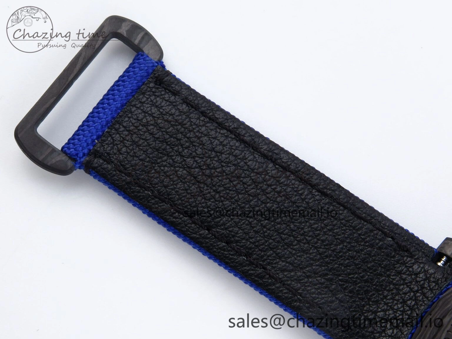 Snug Daytona Diw 40mm N6F 1:1 Best Edition Gray Skeleton Dial Blue Nylon Strap DD 899