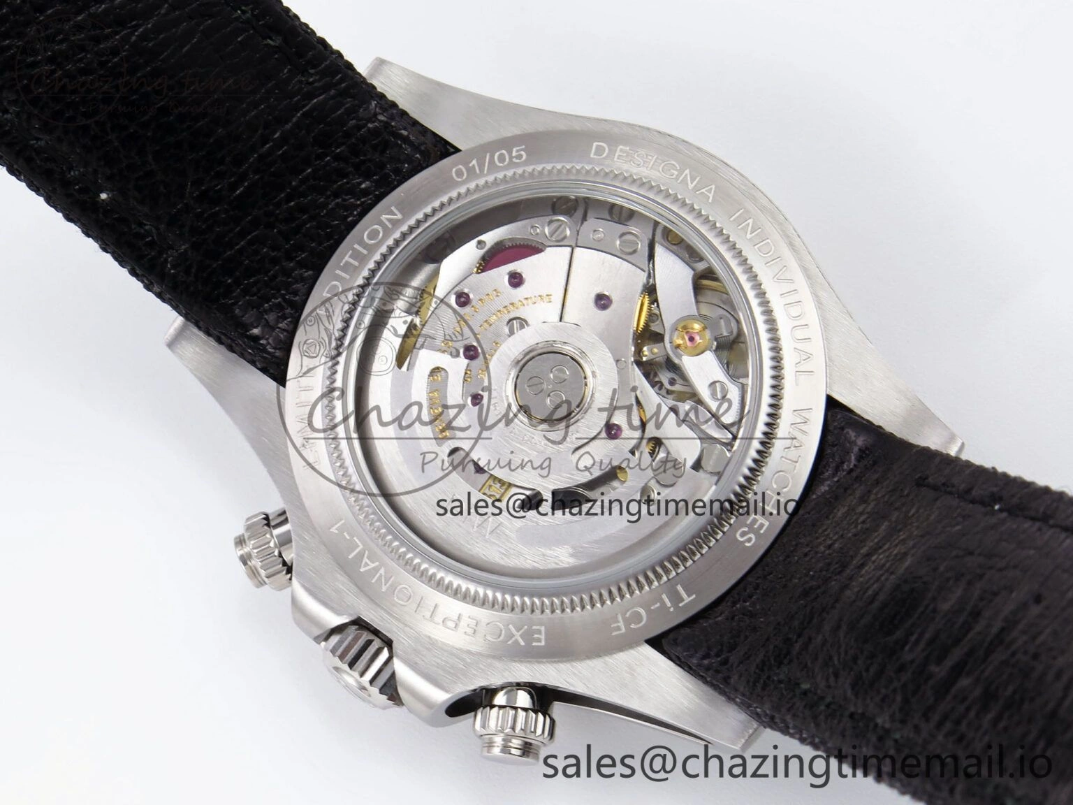 Affordable Daytona EXCEPTIONAL-1 DIWF Best Edition Gray Dial on Black Nylon Strap SH 1010