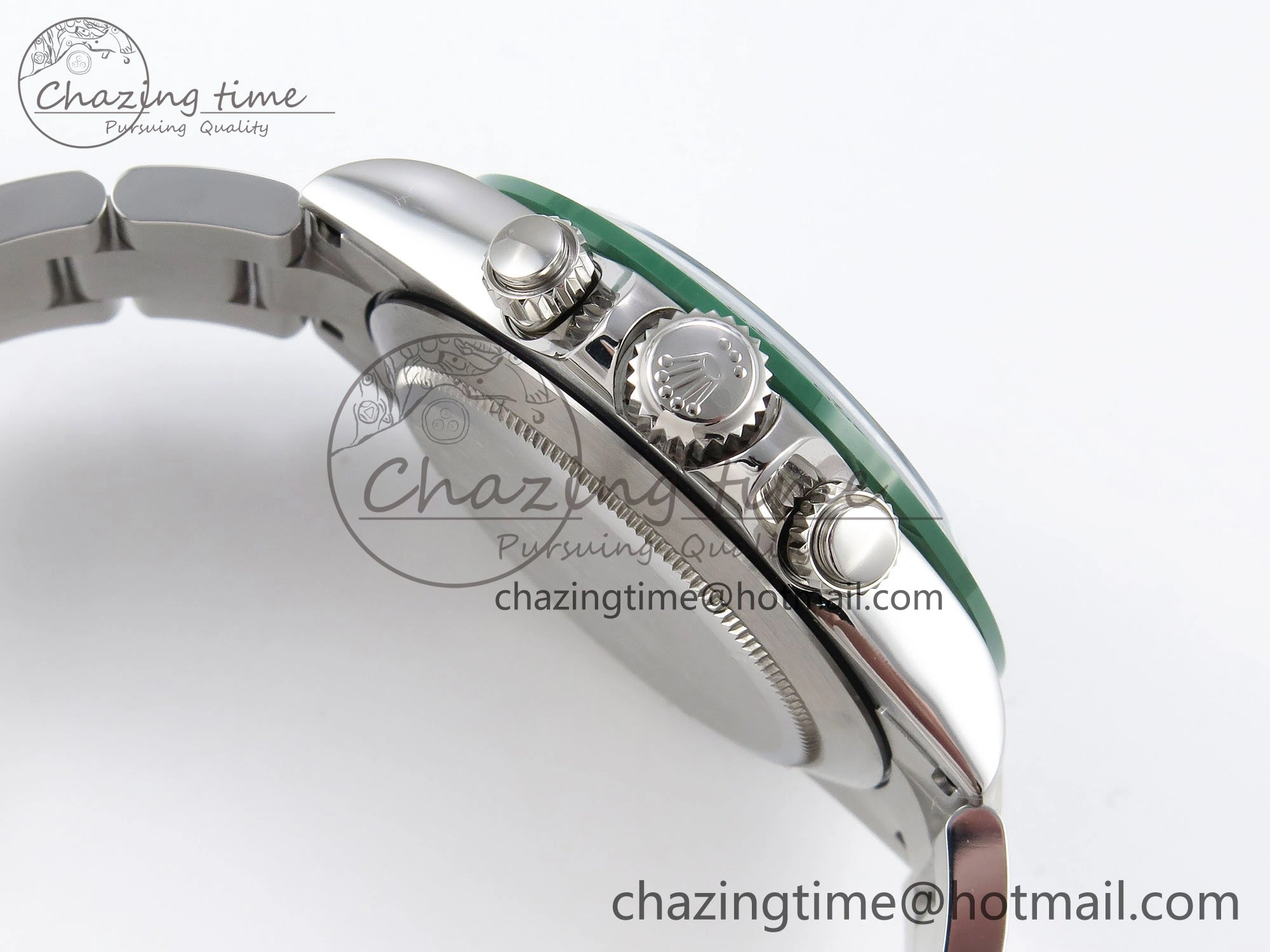 Breathable Daytona Green Ceramic Noob Best Edition Green Dial on SS Oyster Bracelet SA 1655