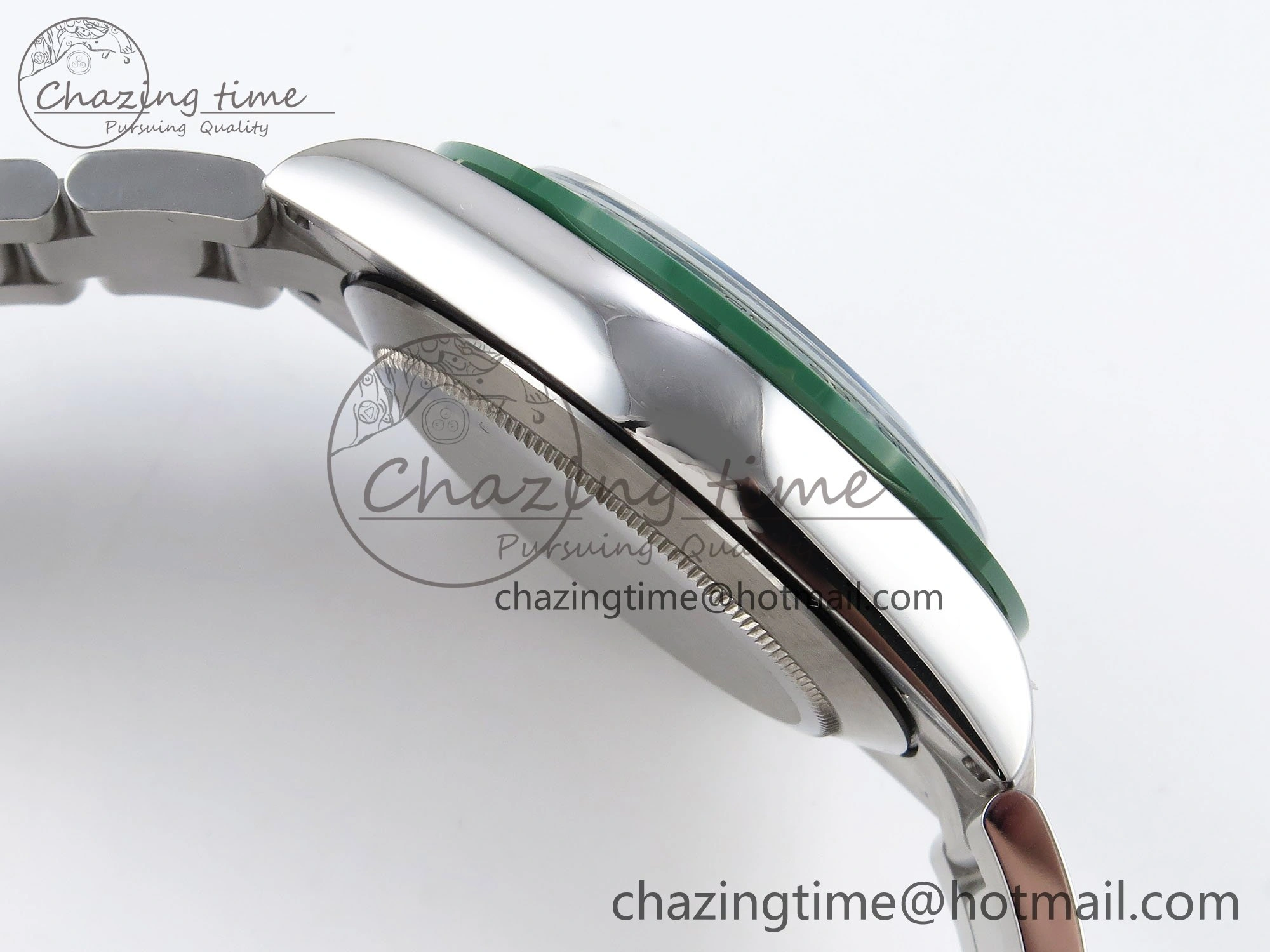 Breathable Daytona Green Ceramic Noob Best Edition Green Dial on SS Oyster Bracelet SA 1655