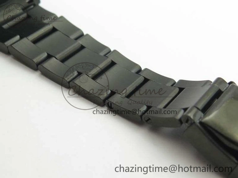 QuickDry Daytona Kravitz YG DLC BP Maker Best Edition Black Dial On DLC Bracelet A4130 (Free Leather Strap) 3572