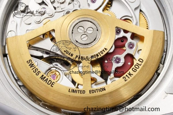 WaterResistant Daytona Montoya SONIC Best Edition Carbon Bezel Skeleton Dial on SS Oyster Bracelet SA 2024