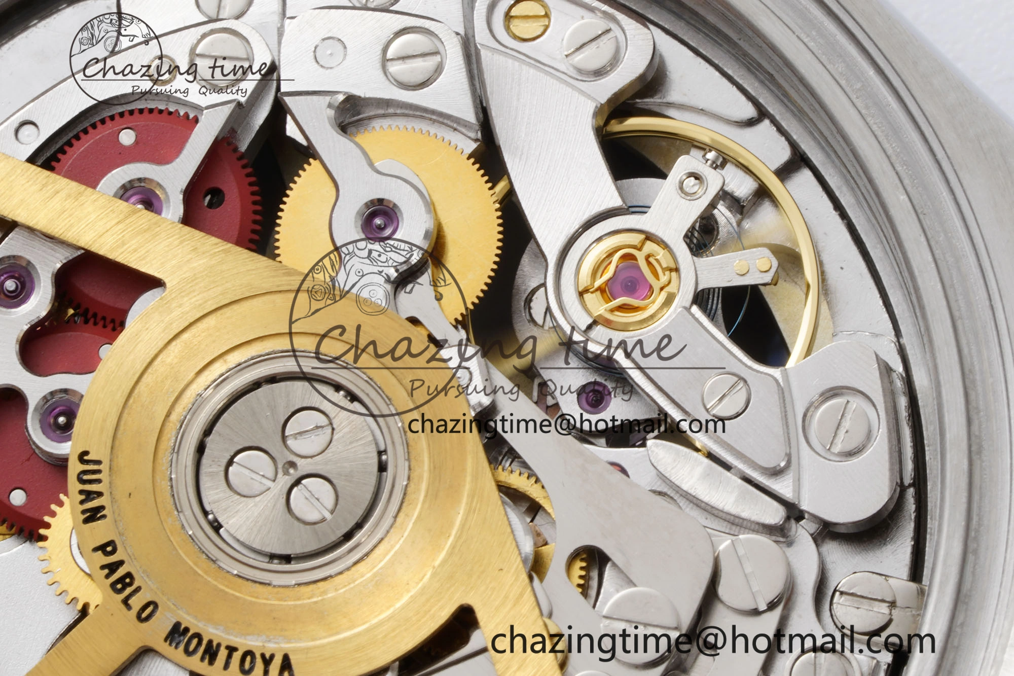 WaterResistant Daytona Montoya SONIC Best Edition Carbon Bezel Skeleton Dial on SS Oyster Bracelet SA 2024