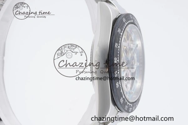 WaterResistant Daytona Montoya SONIC Best Edition Carbon Bezel Skeleton Dial on SS Oyster Bracelet SA 2024