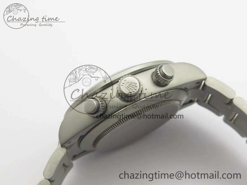 Daytona Newman Sandblasted SS White Black Dial On SS Bracelet A Minimalist 3522